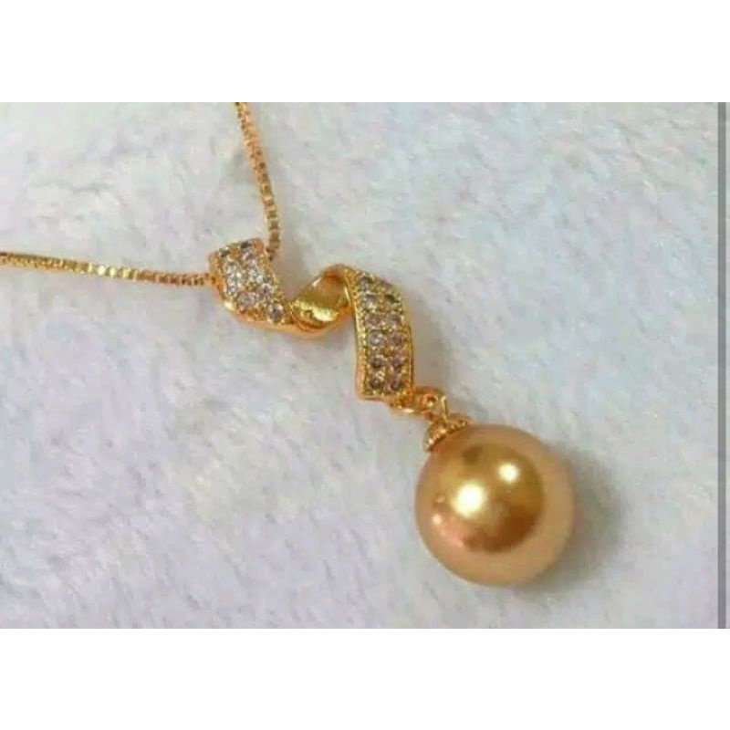 kalung+liontin mutiara lombok