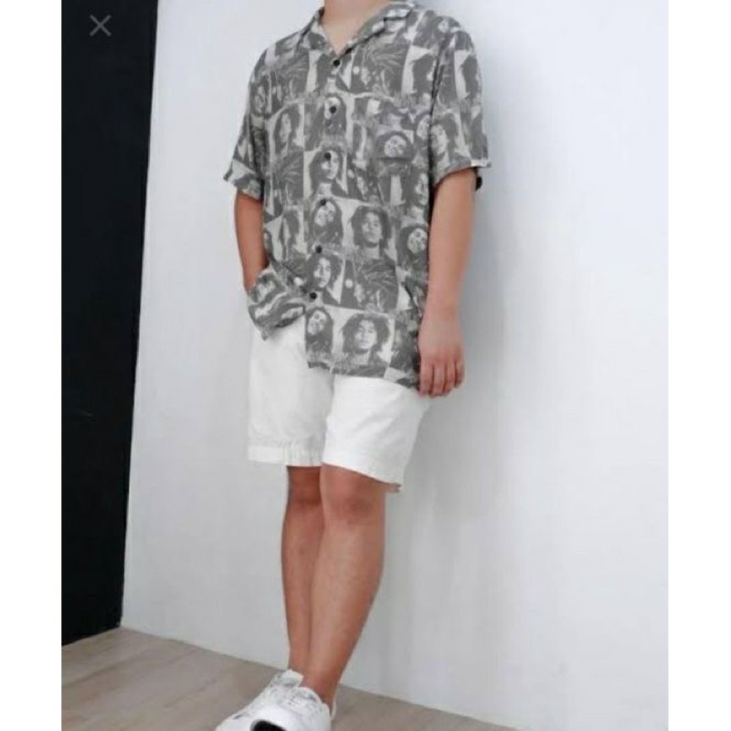 HNM Kemeja Pria Bob Marley