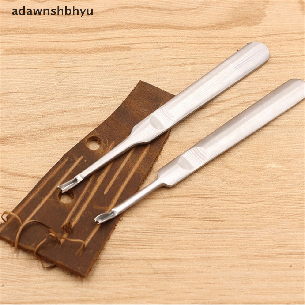 [adawnshbhyu] Leathercraft Tool Kit Jahitan U+V Shaped Groover Skiving Edge Beveler