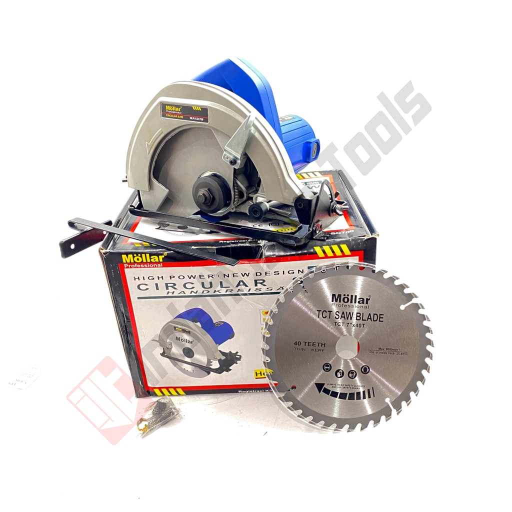 MOLLAR CSC700 Circular Saw 7 Inch - Mesin Potong Gergaji Kayu