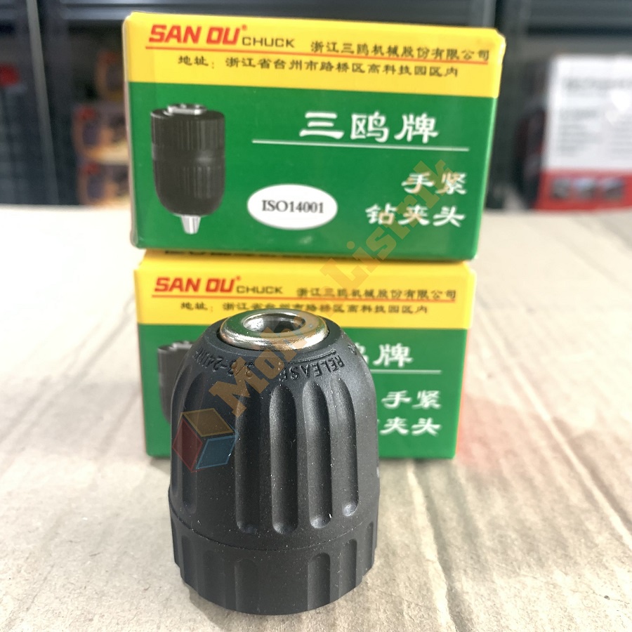 Kepala Bor Self Lock / Drill Chuck Self Lock 0.8 - 10 mm - 3/8 - 24UNF