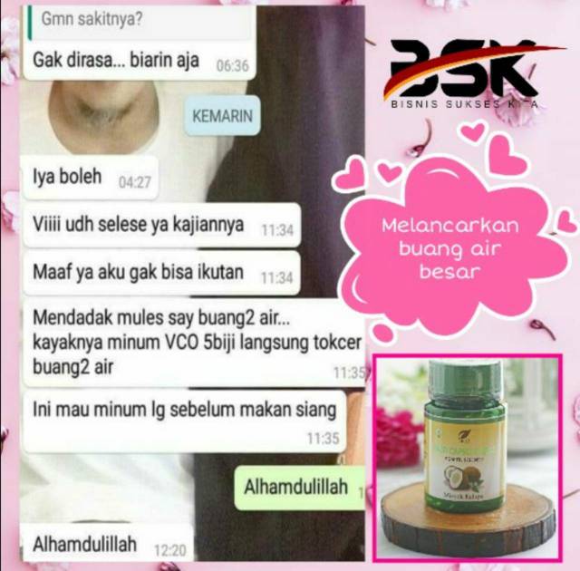 V-Co Capsule SR12 Isi 100 VCO Oil Untuk Kesehatan dan Kecantikan Aman Dikonsumsi BPOM