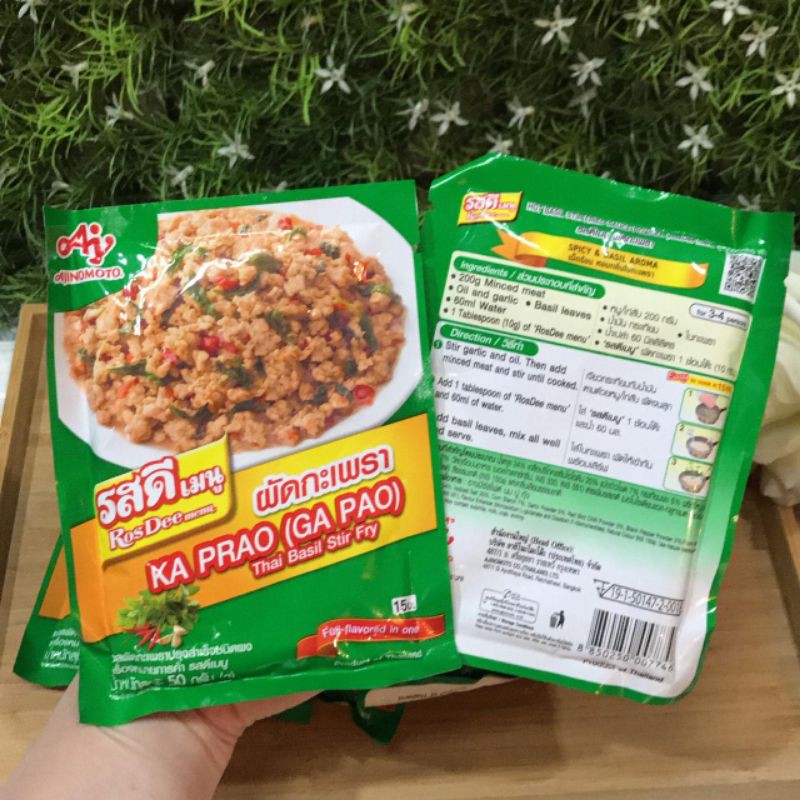 

Ajinomoto Rosdee Kaprao Basil Stir Fry