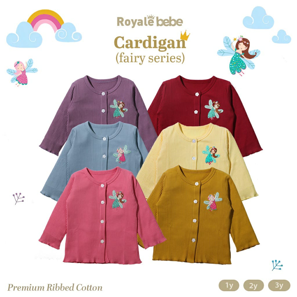 Royale Bebe Cardigan Bordir Fairy Series