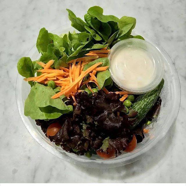 

Medley salads with tartar sauce