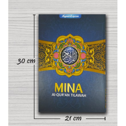 AL QURAN MINA QURAN TILAWAH A4 HC QURAN LANSIA QURAN BESAR (Original)