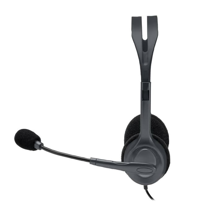 Logitech H111 Stereo Headset With Mic Headphone Earphone