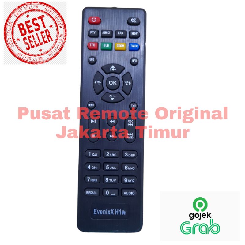 REMOTE REMOT SET TOP BOX STB EVINIX H-1