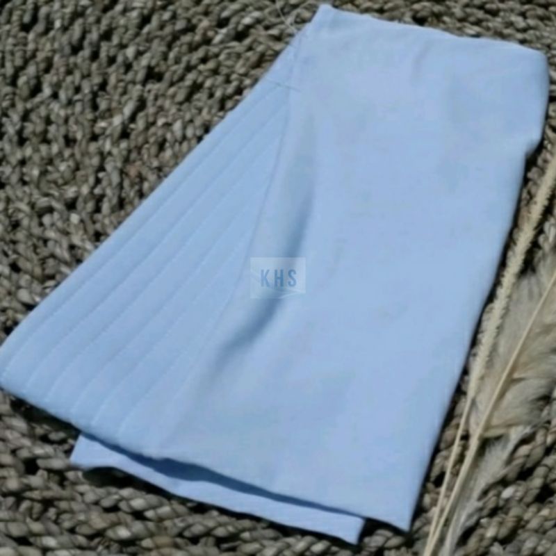 Jilbab Sport / Hijab Instan Sporty Jilbab Volly Jilbab Bahan Jersey Lycra Instant / Bergo Sport Kerudung Olahraga KHS-VOLLY PUTIH BERSIH