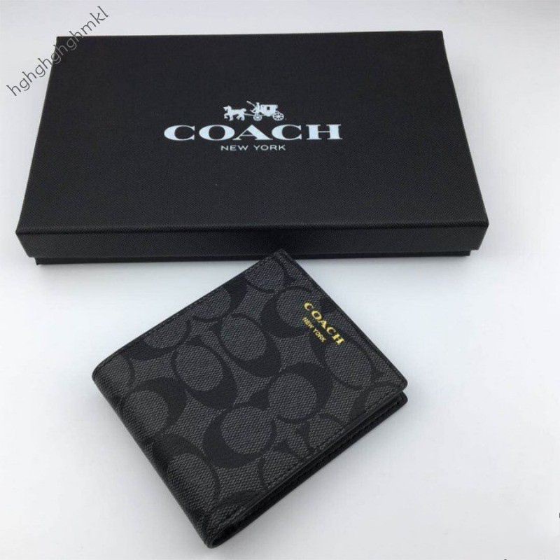 Coach Wallet Signature Logo (F74586)