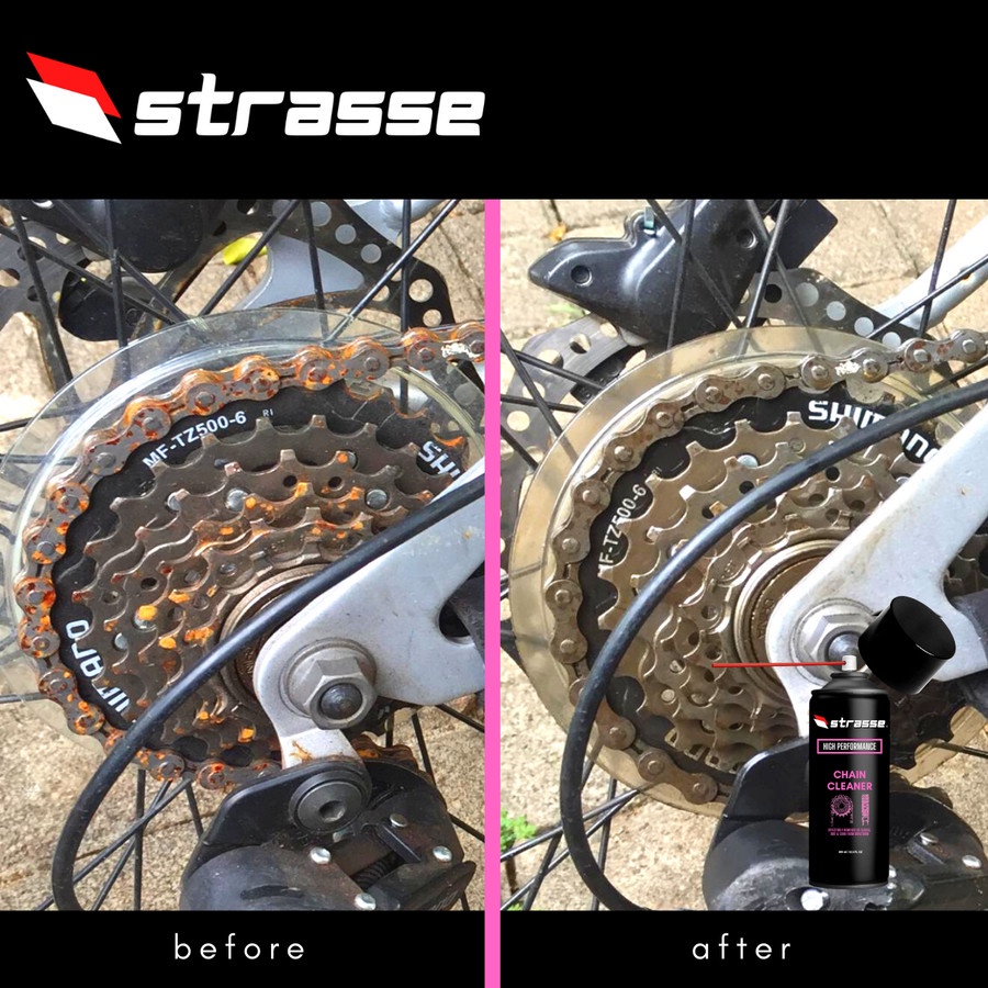 Strasse High Performance Bike Chain Cleaner cairan pembersih rantai sepeda roadbike MTB Seli