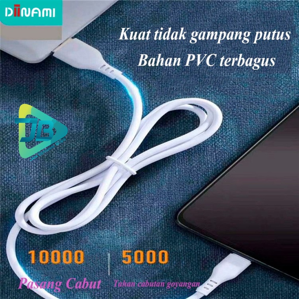 6A KABEL DATA ORIGINAL DIINAMI LIGTHING MICRO TIPE C USB FAST CHARGING QC 3.0A PENGISIAN CEPAT JB5061
