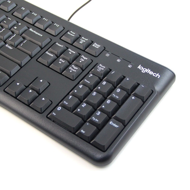 PAKET LENGKAP MOUSE DAN KEYBOARD BUNDLE LOGITECH USB MK120 MURAH