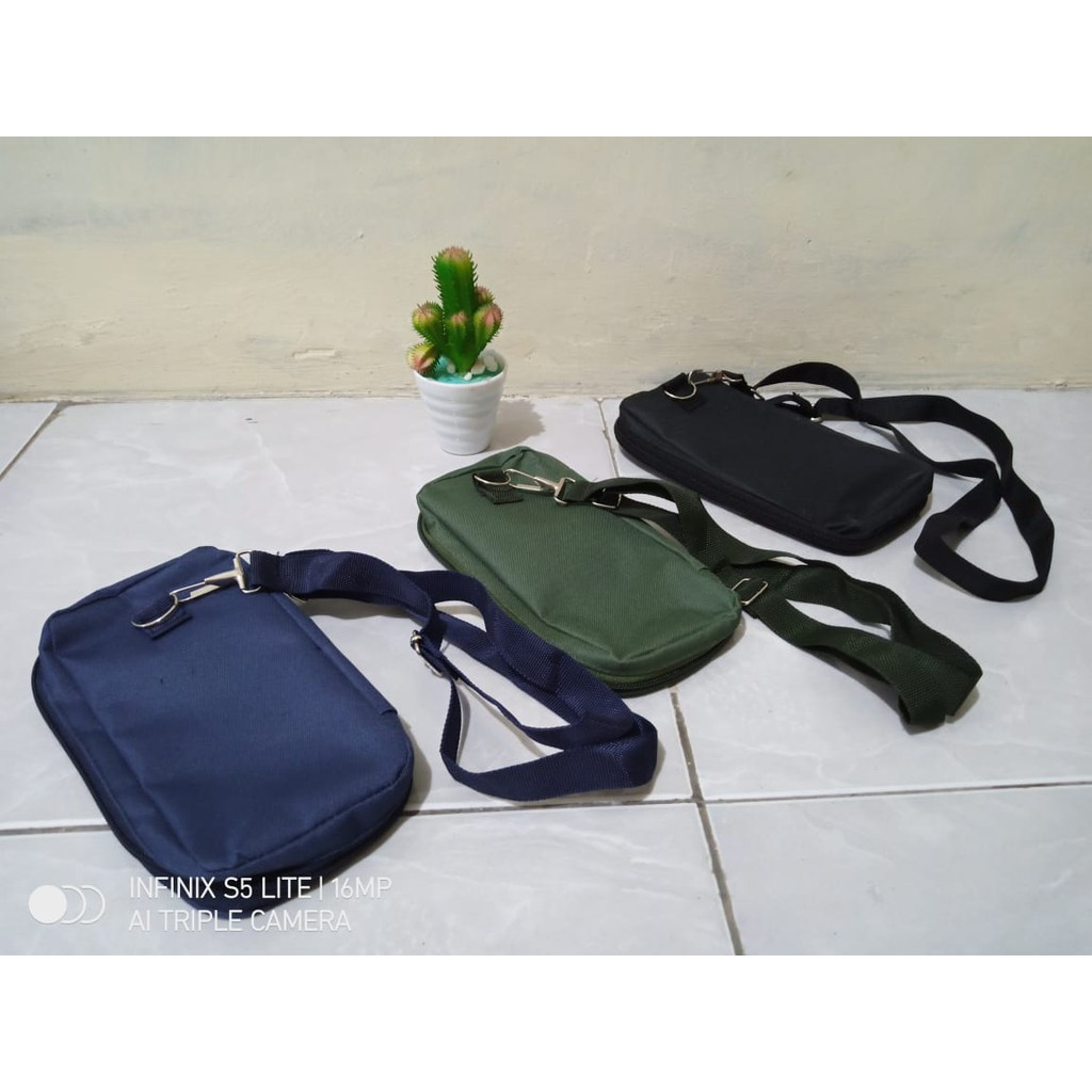 Tas Selempang Hp Pria Hanging Neckbag Terbaru Minimalis Bisa COD