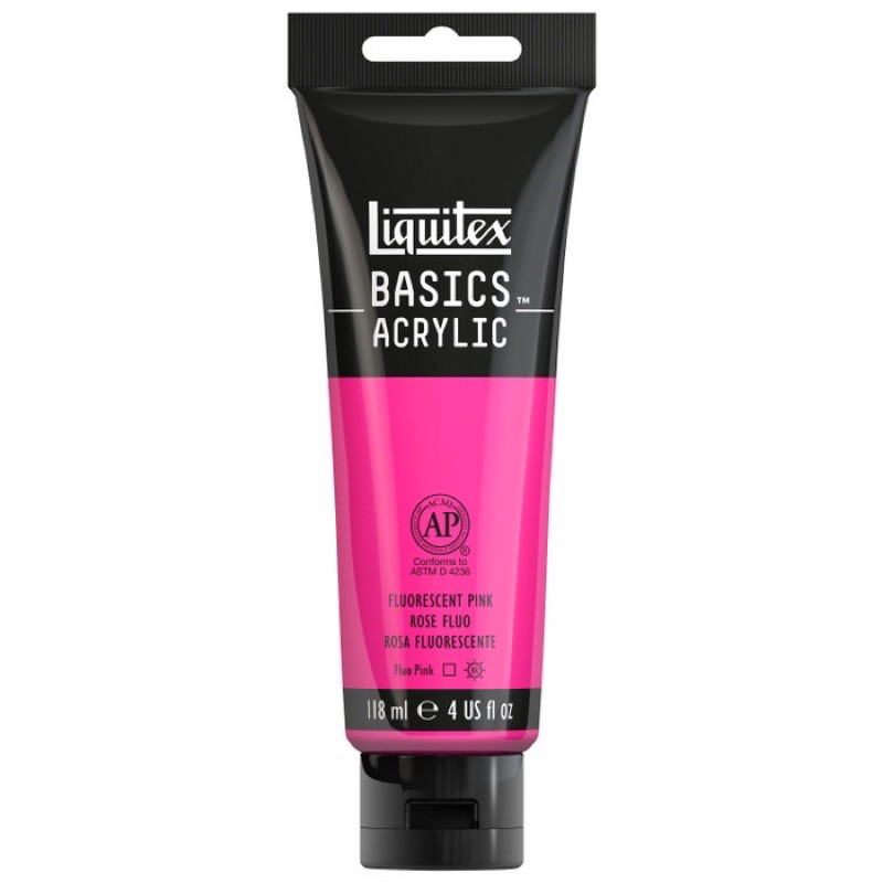 

Cat Acrylic Liquitex Basics 118ml Fluorescent Pink