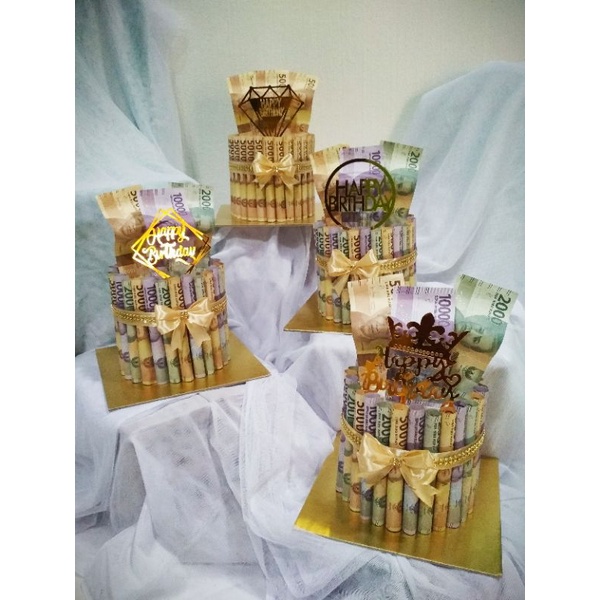 Jual Custom Money Cake Kue Uang Money Bouquet Buket Uang Asli Shopee Indonesia