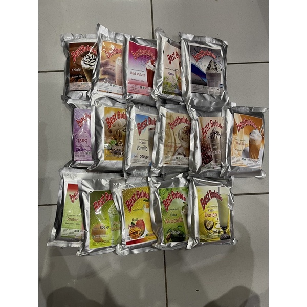 Jual Bubuk Minuman Best Bubble All Variant Rasa 500gr | Shopee Indonesia