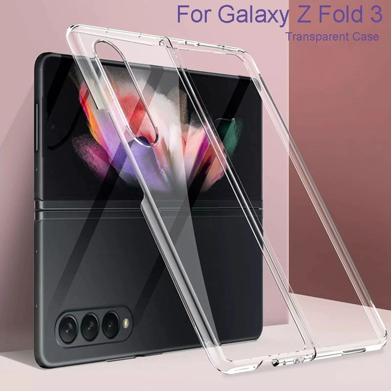 Case GKK Original Samsung Galaxy Z Fold 3 5G Ultra Slim Crystal Case Z Fold 3 5G
