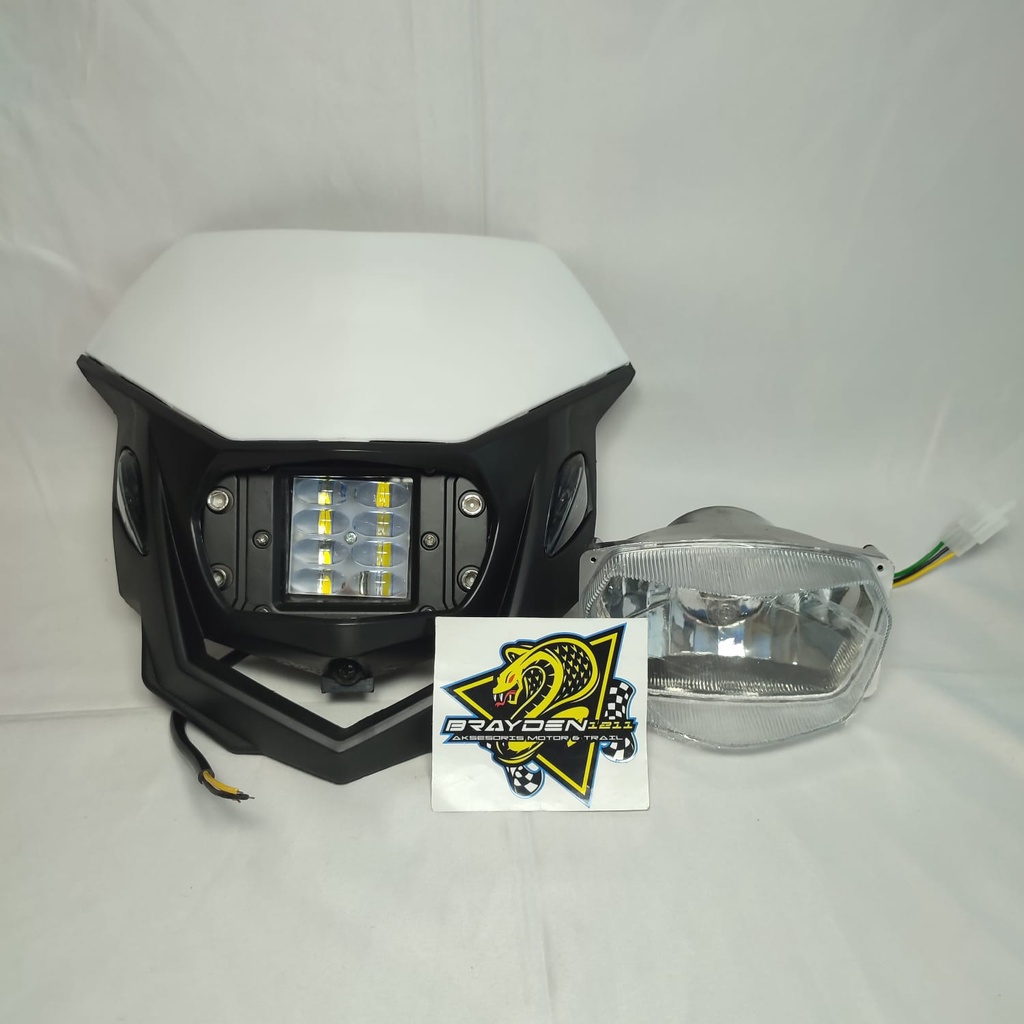 Headlamp reflektor polisport polysport klx 150 crf 150 L batok lampu depan klx BF Dtracker wr155 trail/polysport