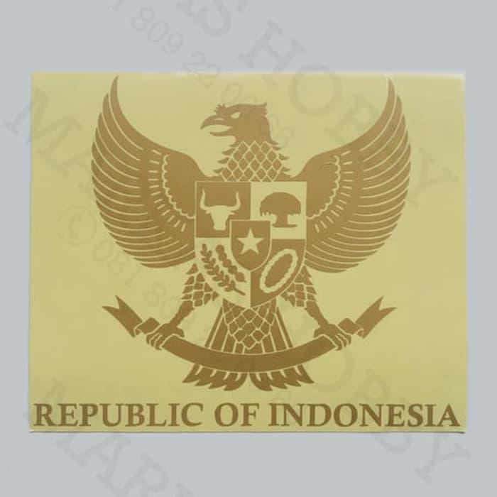 

Stiker / Sticker Garuda Republic of Indonesia