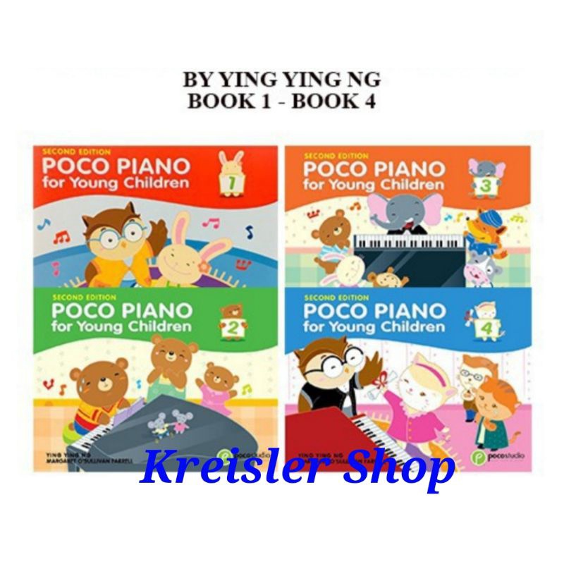 Buku Poco Piano by Ying Ying Ng tersedia Level 1-4 POCO Piano for Young Children