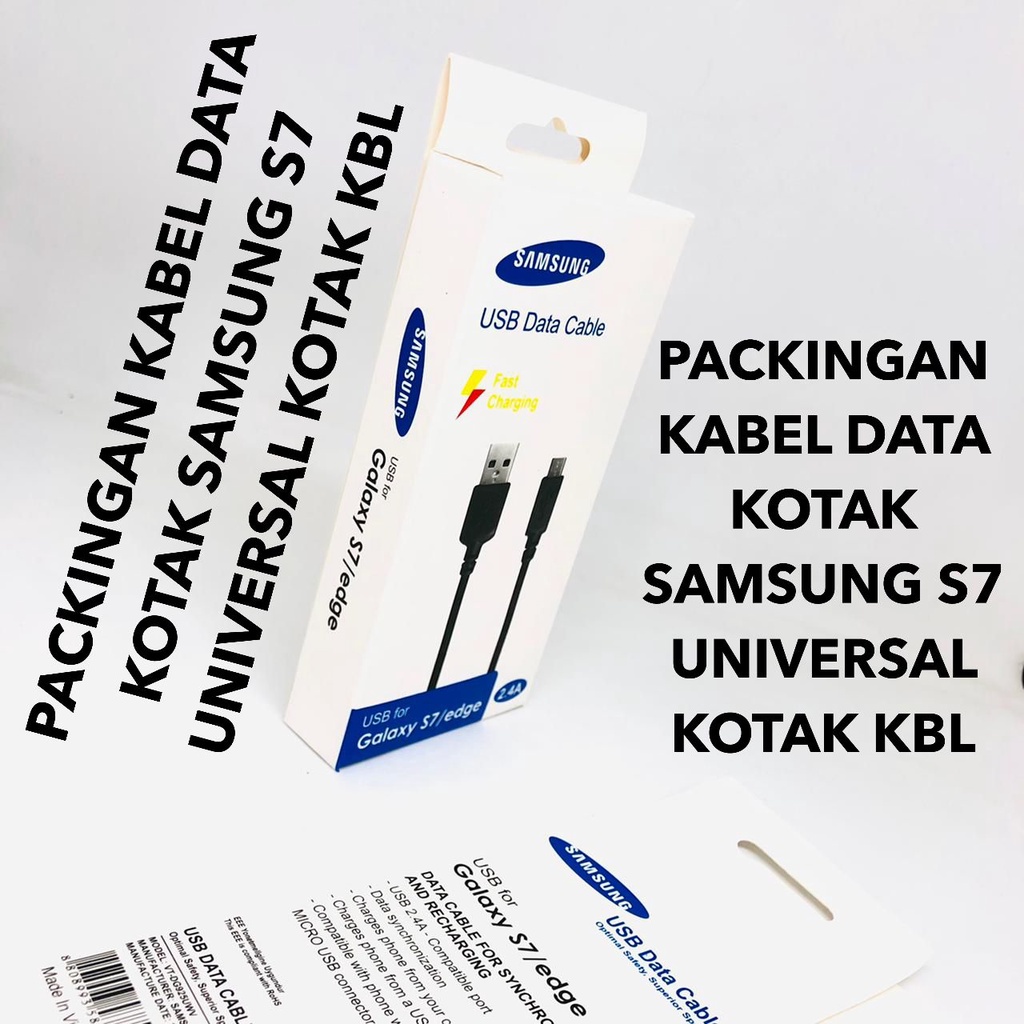 MINIGO JUAL 1PCS KOTAK KEMASAN / KOTAK PACKINGAN KABEL DATA SAMSUNG ORIGINAL