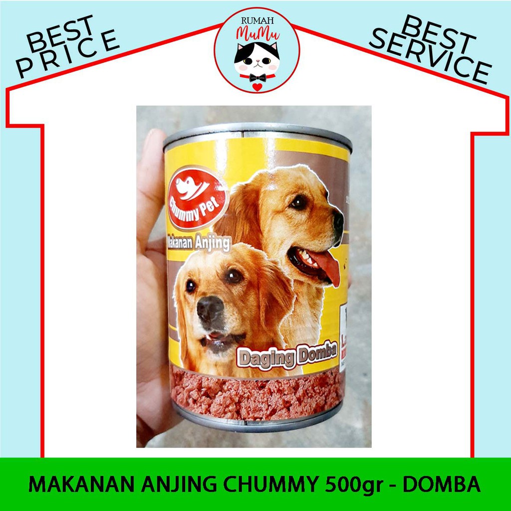 MAKANAN ANJING CHUMMY TERLARIS SANGAT DISUKAI 500GR