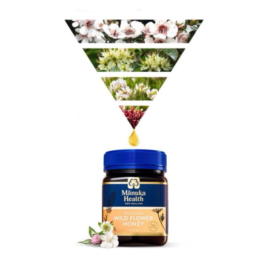 

Hot Sale! 1kg Manuka Health Wild Flower Honey ORI NEW ZEALAND