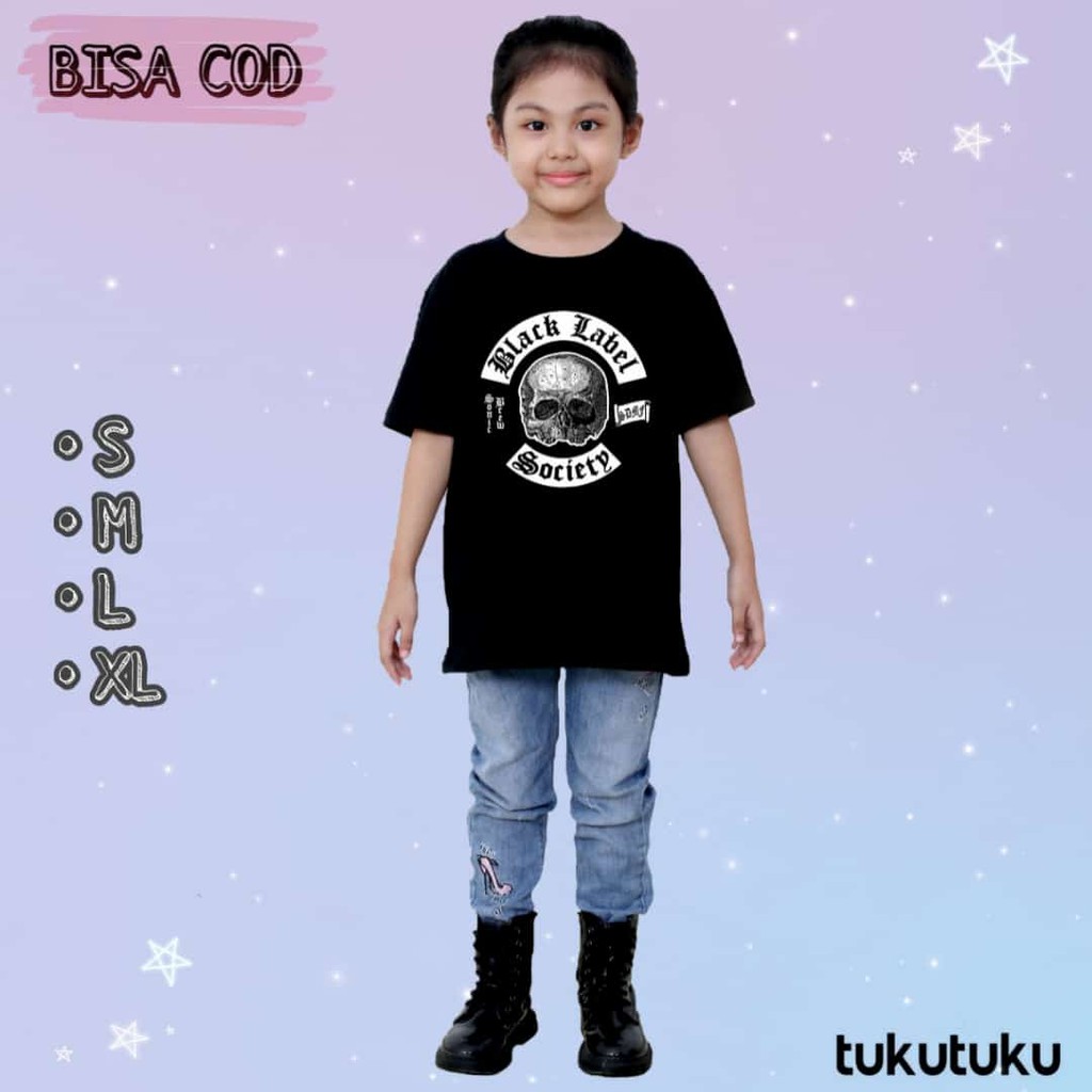 Kaos Anak Band Heavy Metal Black Label Society