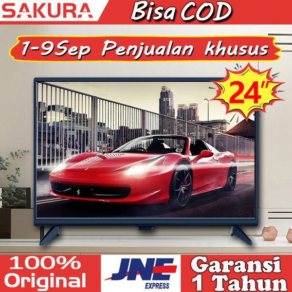 Miliki Sakura TV LED 24 inch tv murah HD Televisi Model TCLG-S24L Terjangkau