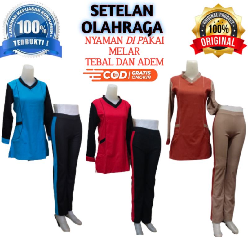 BAJU SENAM SYAR'I / STELAN OLAHRAGA / BAJU OLAHRAGA PANJANG / BAJU SENAM TERBARU / GROSIR BAJU OLAHR