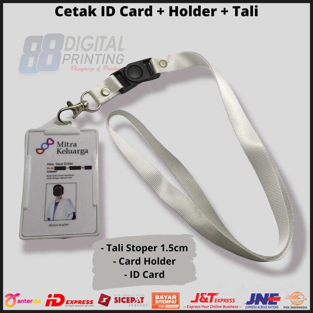 

Cetak Tanda Pengenal Karyawan ID Cardd Custom Name Tag