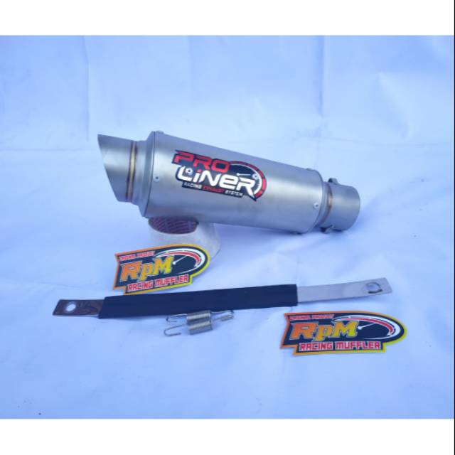 Silincer Knalpot Racing PRO LINER TR 1 Sandblast