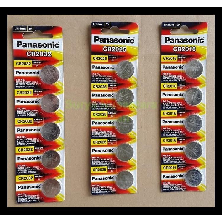 Baterai Panasonic Kancing CR-2032 3V CR2032 ORIGINAL Kode 830