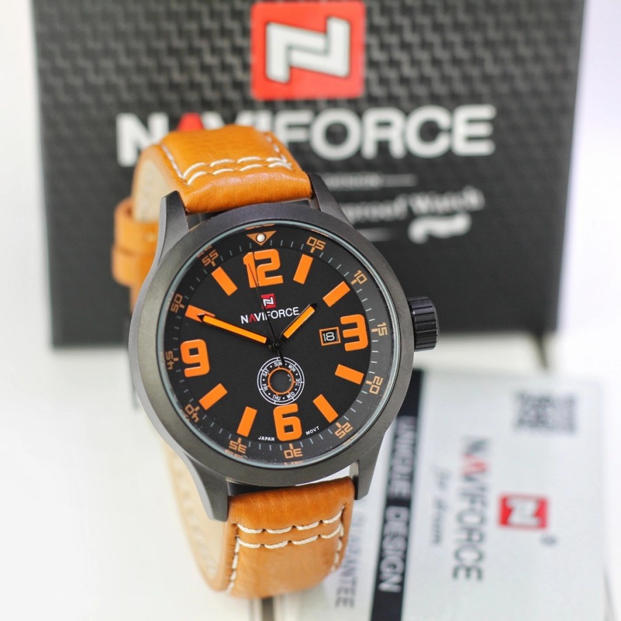Jam Tangan Naviforce NF 9057 / 9124 Jam Pria Original Keren Murah