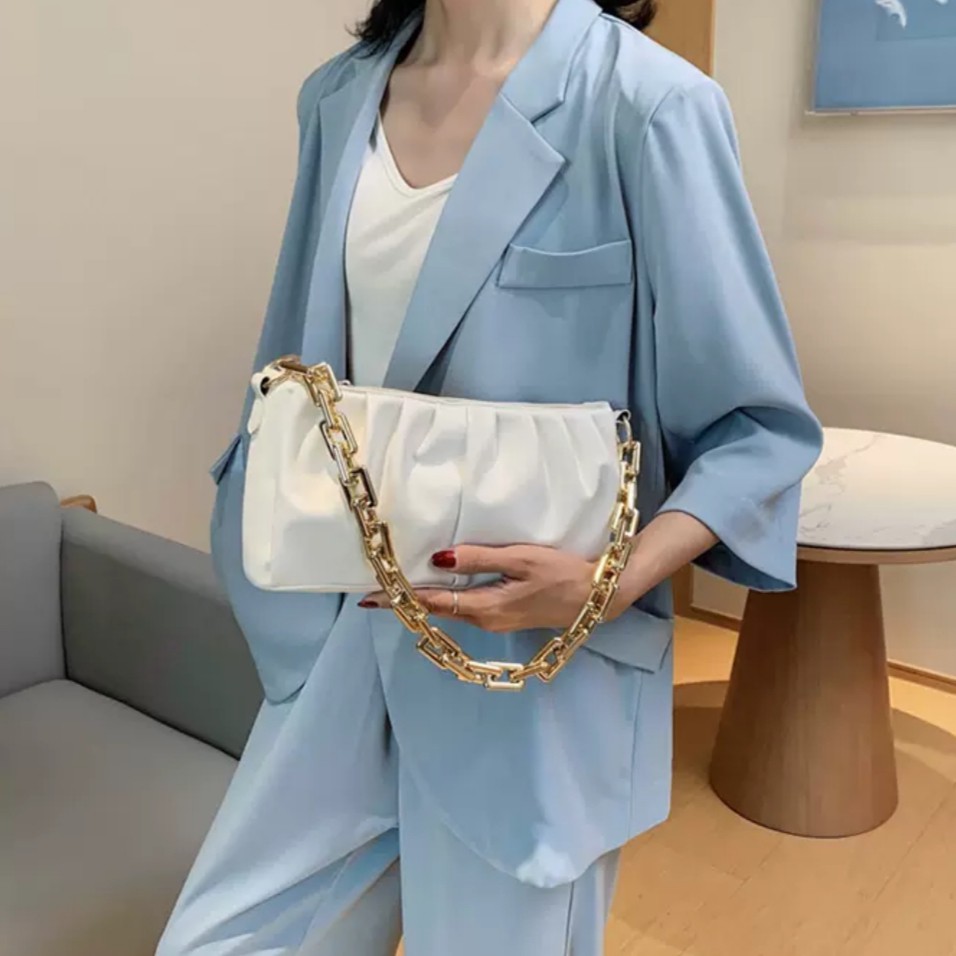 BJ57325 - BLACK/BLUE/PURPLE/WHITE/YELLOW - TAS IMPORT TAS WANITA FASHION IMPORT MODIS ELEGAN TERMURAH TERLARIS TERBARU BAGSTORE JAKARTA TAS BATAM CR7325 ELJ5063 BQ3016