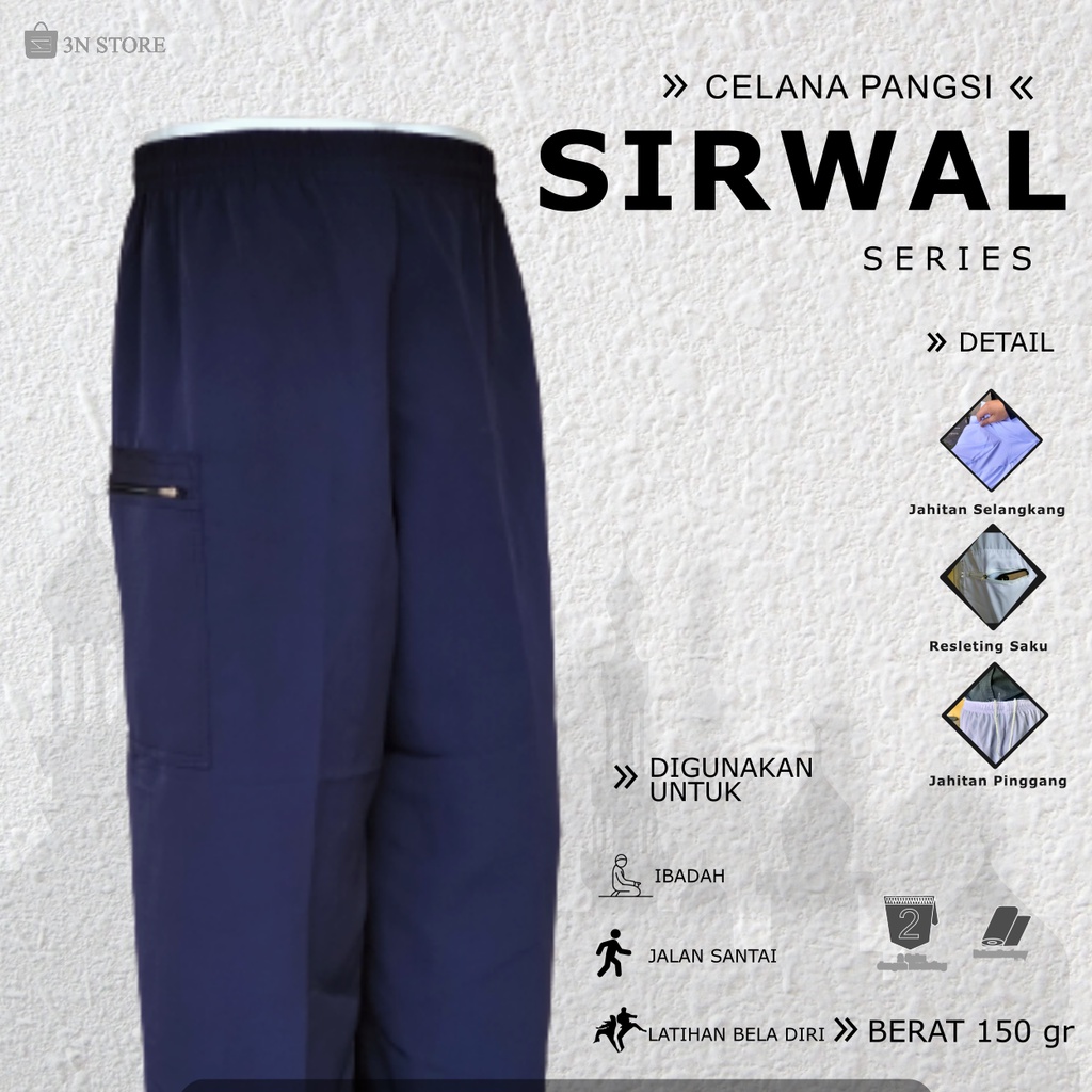 Sirwal cingkrang celana pangsi sontog dewasa komprang