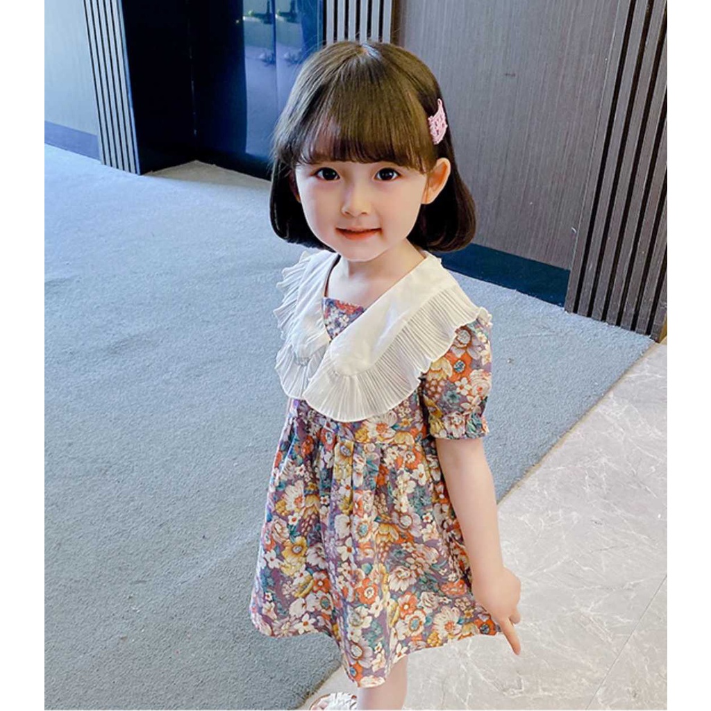 1 - 5 Tahun | Dress Suji - Gaun Anak Perempuan Baby Korea Style Blouse Casual Gaya korean Kiosbalitaaprillia