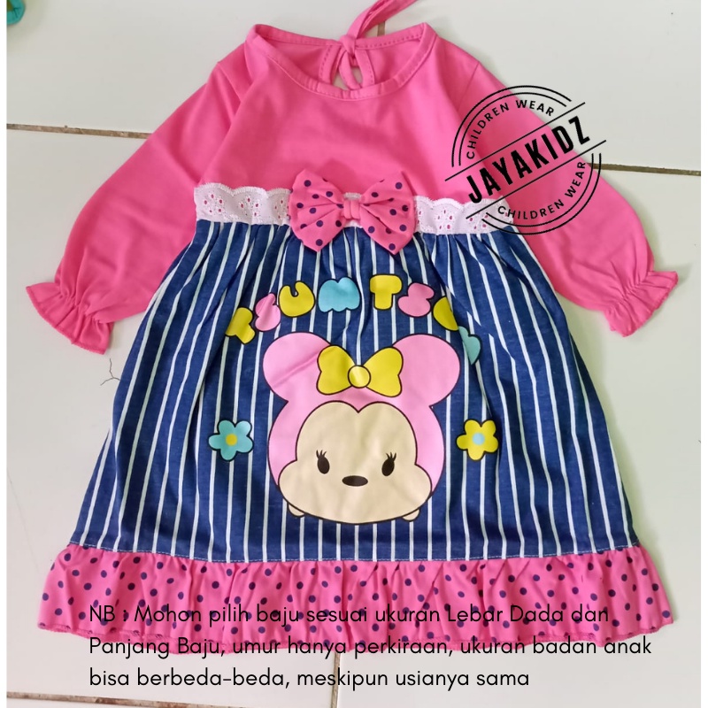 Baju Muslim Gamis Bayi Perempuan Usia Baby Newborn 0 6 12 Bulan - Dress Muslim Anak Bayi Perempuan Lucu 0 6 12 Bulan 1 Tahun Murah-FANTA-TSUM 01