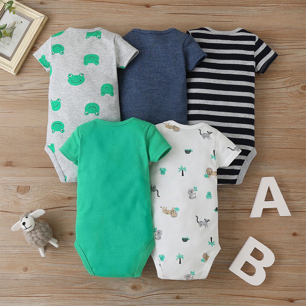 [ISI 5] 3-12 bln PAKAIAN BAYI [Kualitas Impor] BAJU ANAK UNISEX ZF J