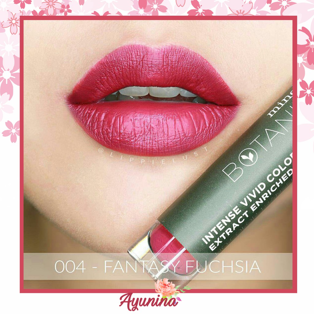 Lipstik Matte - Mineral Botanica SMLC Fantasy Fuchsia - Lipstik - Lip Cream -  Lipstik Cair