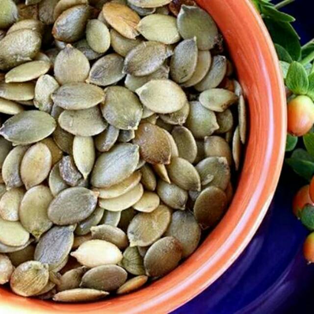

ROASTED PUMPKIN SEEDS (Kuaci Labu panggang) 250gr