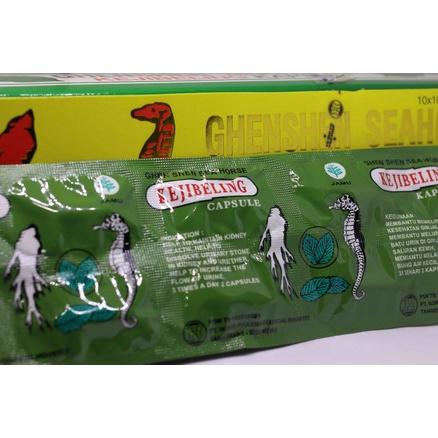 Kejibeling / Keji Beling [ Strip / 10 tablet ] - Obat Peluruh Batu Urin & Saluran Kemih