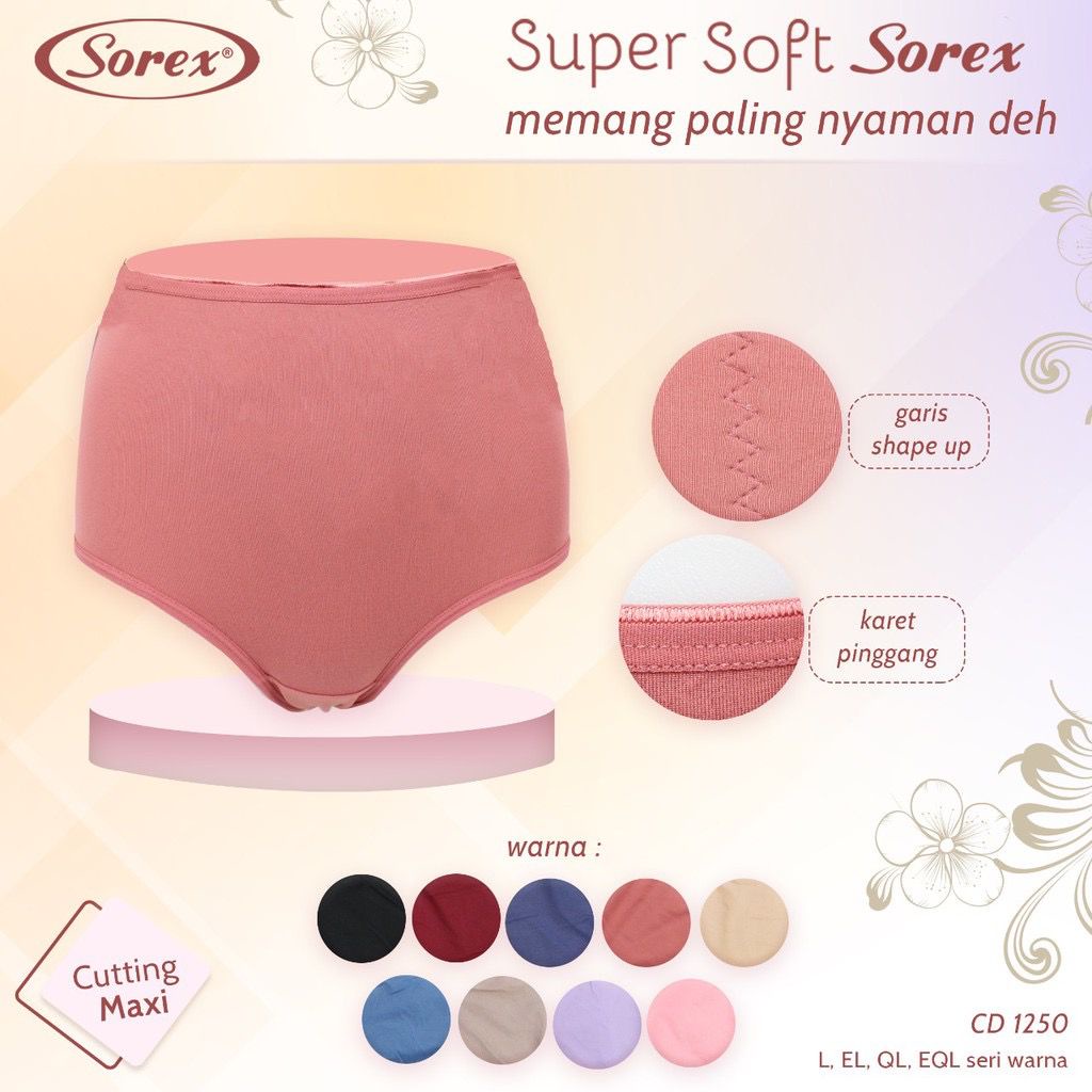 Sorex Cd 1250 / Celana Dalam Wanita - CD IBU