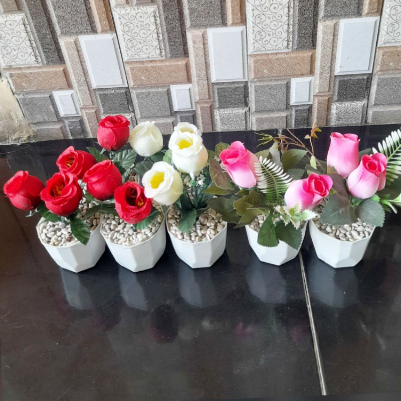 Mawar Mawaran Bunga Mawar Palsu Artificial