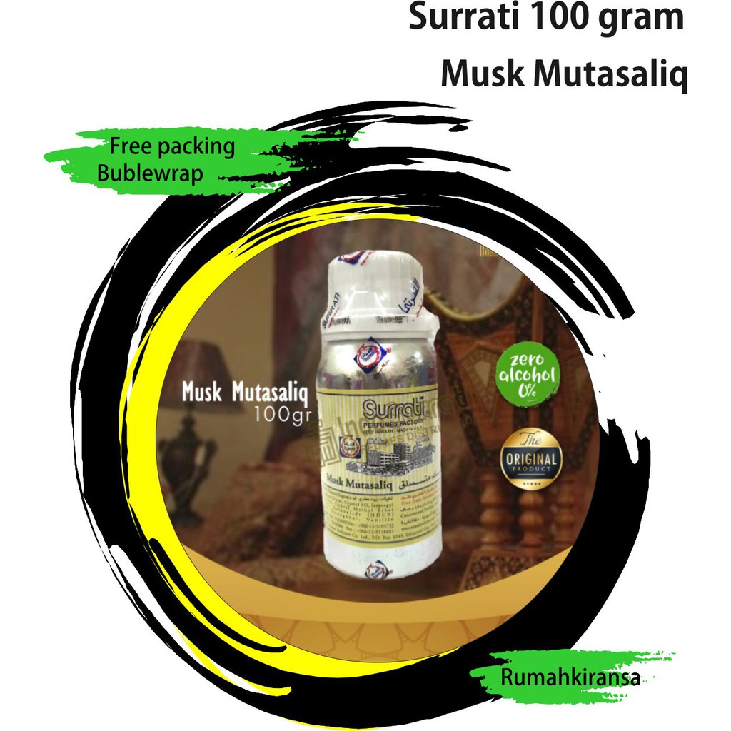 Parfum MUSK MUTASALIQ 100gr | Parfum Surrati | Surrati Perfumes | Bibit Minyak Wangi