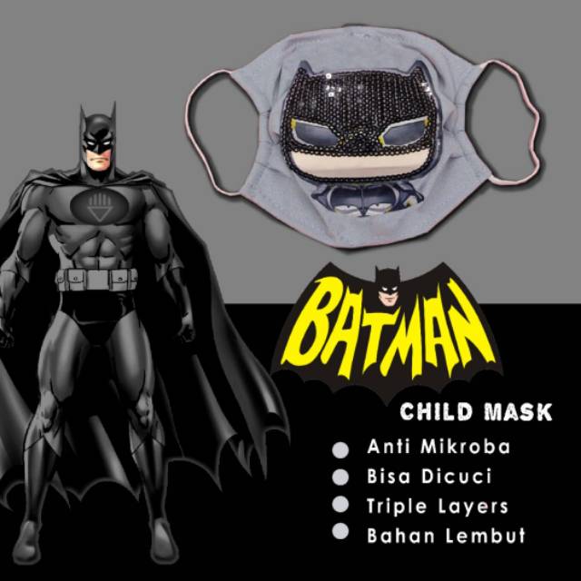 Masker anak LED / Ada Lampu LED / Bisa Nyala