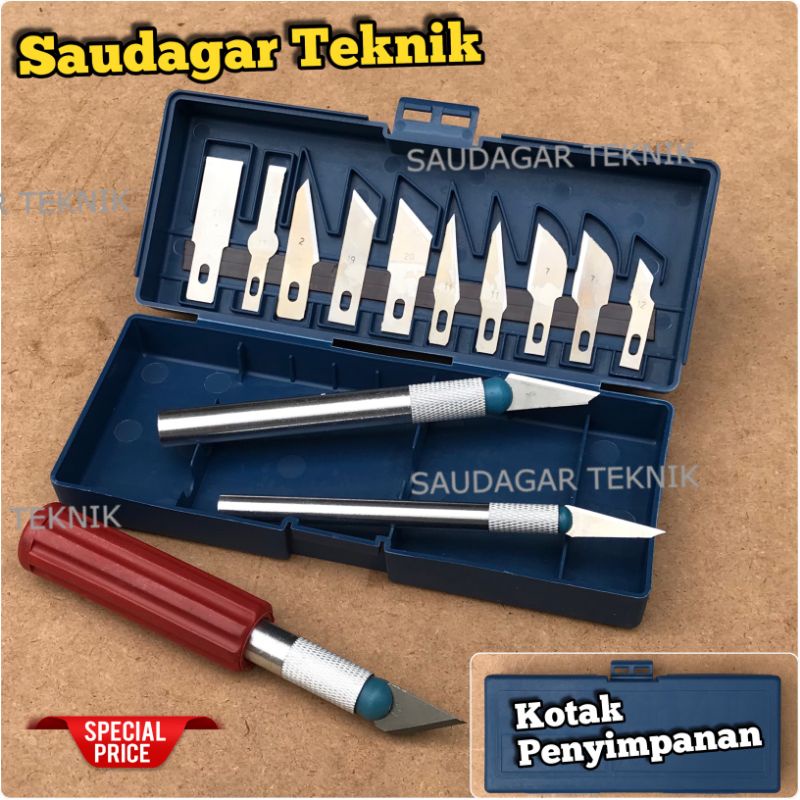 Pisau Ukir Kayu Set Hias Pahat Kayu Precision Knife Wood Carving Knife