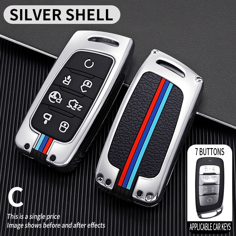 Case Kunci Mobil Bahan Zinc alloy Dan silica gel Untuk Changan CS75 PLUS CS85 COUPE CS95 2017 2018 2019