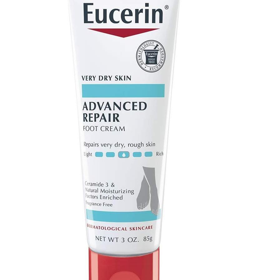 Eucerin Advanced Repair Foot Cream Moisturizing Kulit Kaki Kering 85gr